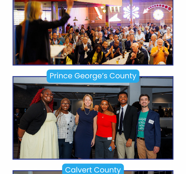 Baltimore City, Prince George's County, Calvert County