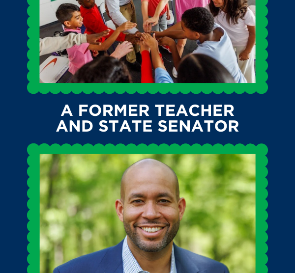 A former teacher and state senator