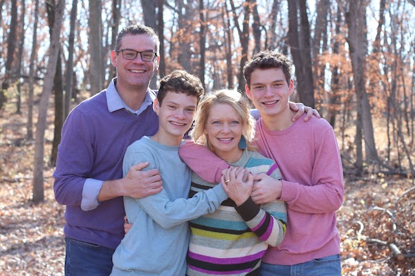 Image of Matt Pries and his family