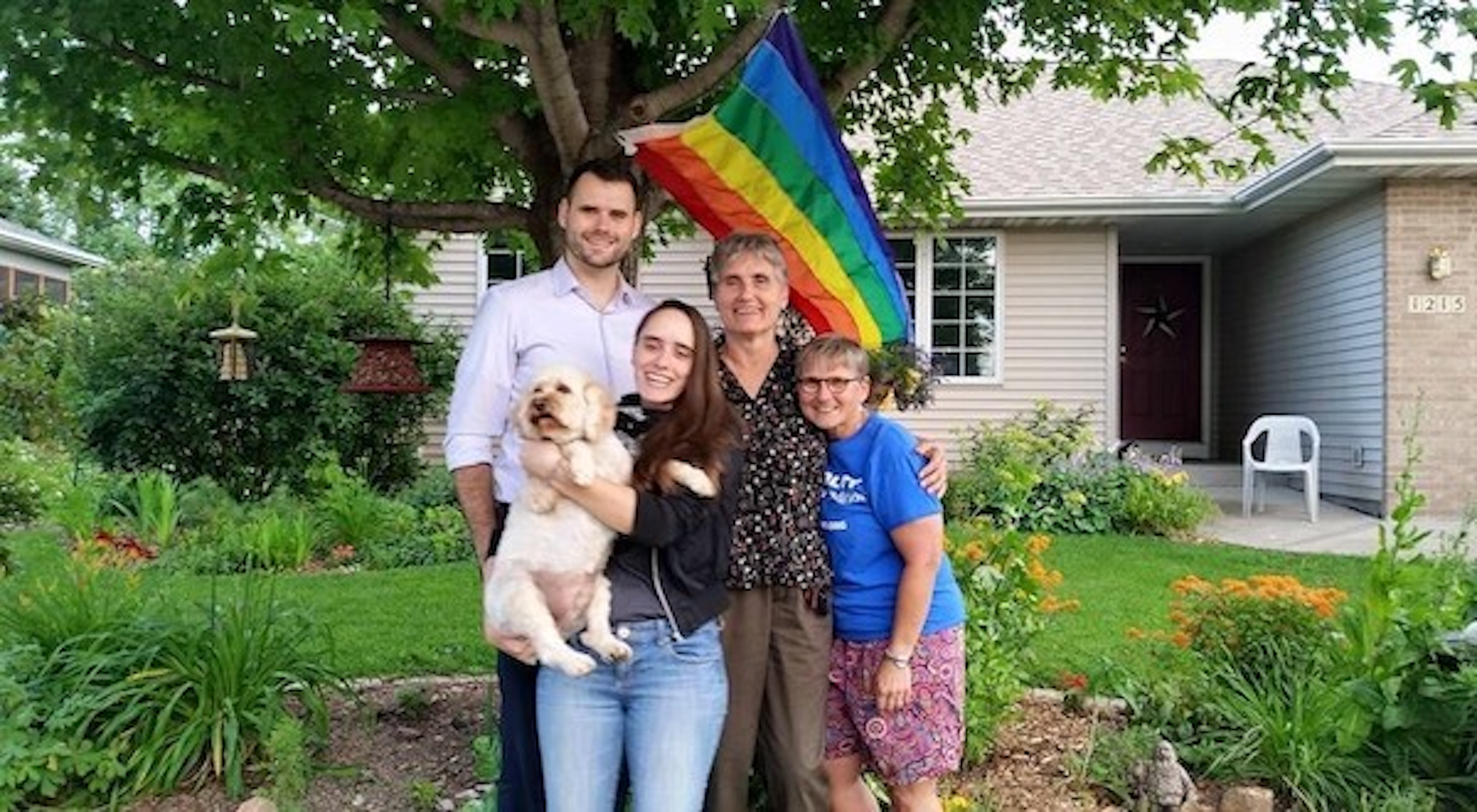 Photo of Zach Wahls and his family.