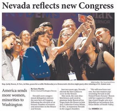 Headline displaying Rosen's victory