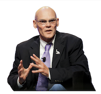 Headshot of James Carville