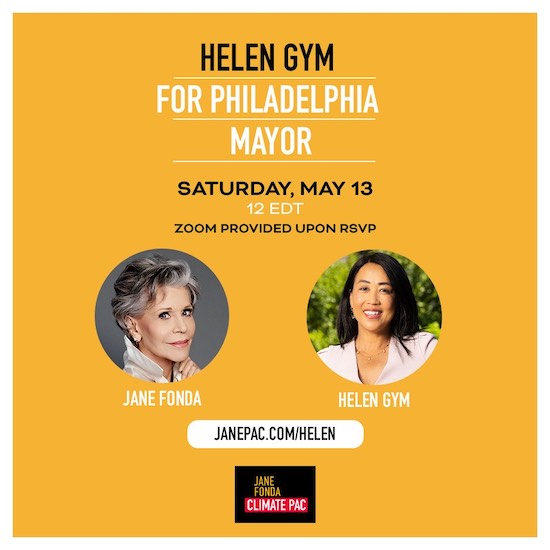 Helen Gym for Philadelphia Mayor Saturday, May 13 12 PM EDT