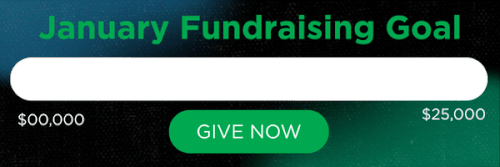 January Fundraising Thermometer