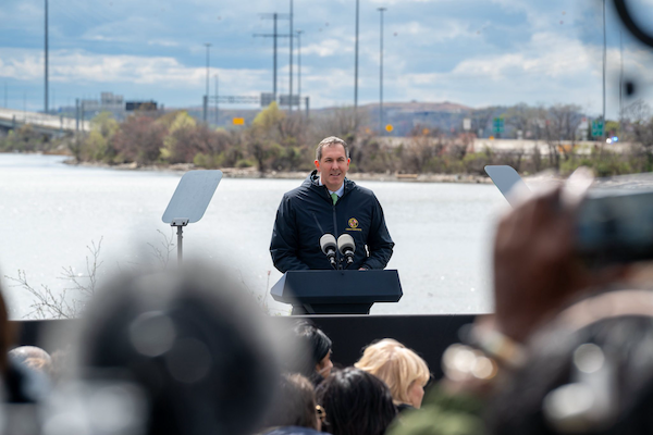 Johnny O Speaking About the Key Bridge