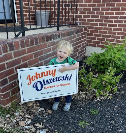 Johnny O Yard Sign