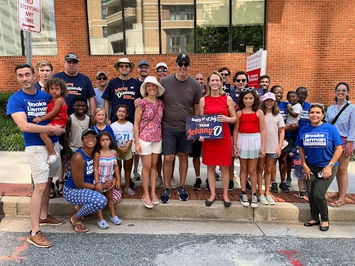 Team Johnny O at the Fourth of July parade.