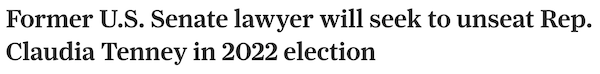 Former U.S. Senate lawyer will seek to unseat Claudia Tenney in 2022 election