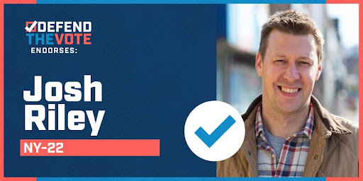 Josh Riley endorsed by Defend the Vote