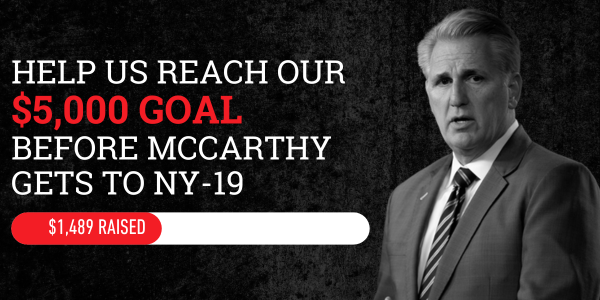 Help us reach our $5,000 goal before McCarthy gets to NY-19