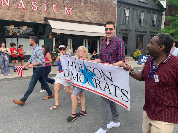 Josh at Flag Day in Hudson