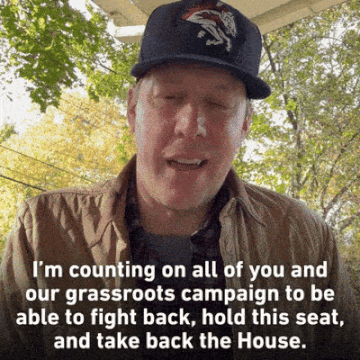 GIF: I’m counting on all of you and our grassroots campaign to be able to fight back, hold this seat, and take back the House.