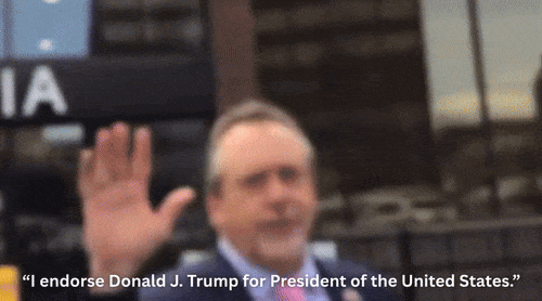 Peter Oberacker: "I endorse Donald J. Trump for President of the United States."