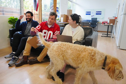 Niners Fans watching Super Bowl