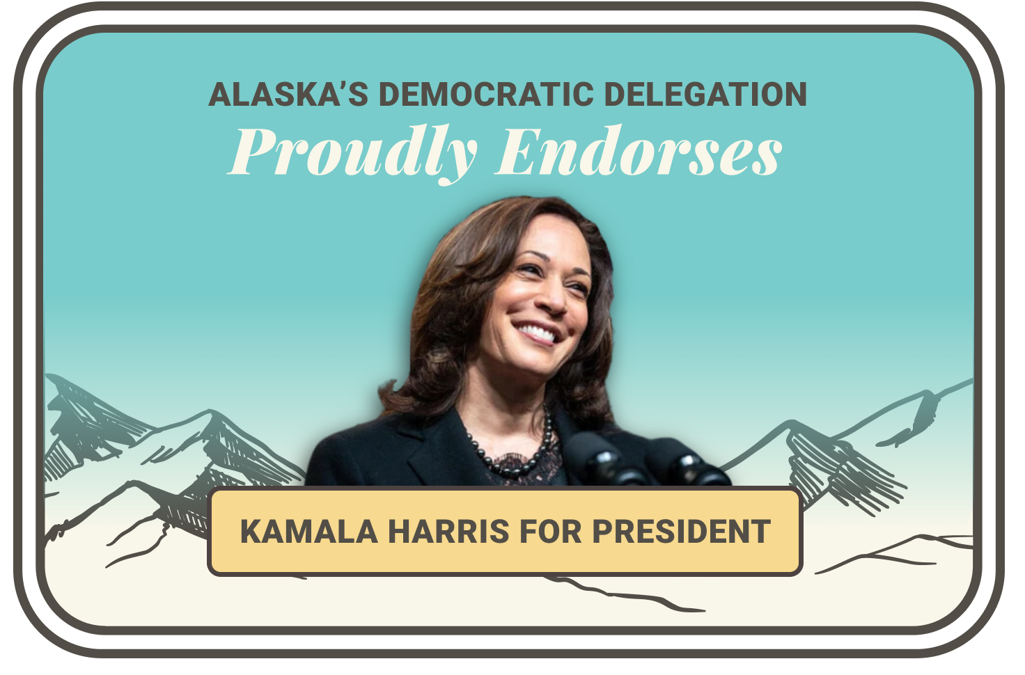 Alaska's Democratic Delegation proudly endorses Kamala Harris for President