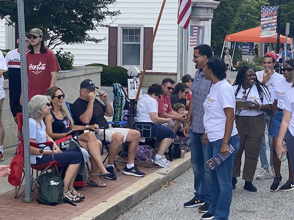 Talking to voters in Catonsville