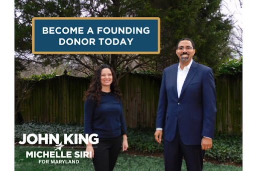 Image of John King and Michelle Siri