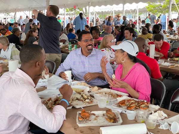 John at a Crab Feast