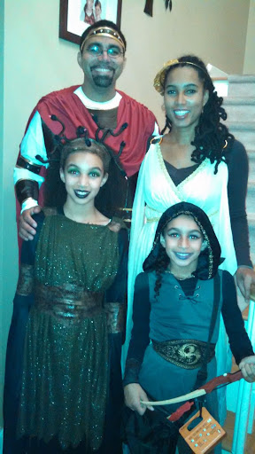 King family Halloween