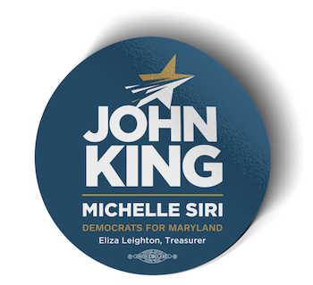 Image of JOHN KING STICKER