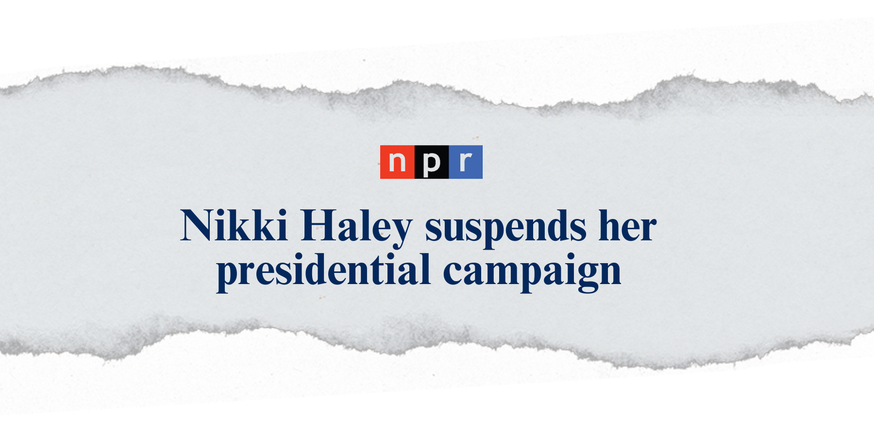 Niki Haley suspends her Presidential campaign