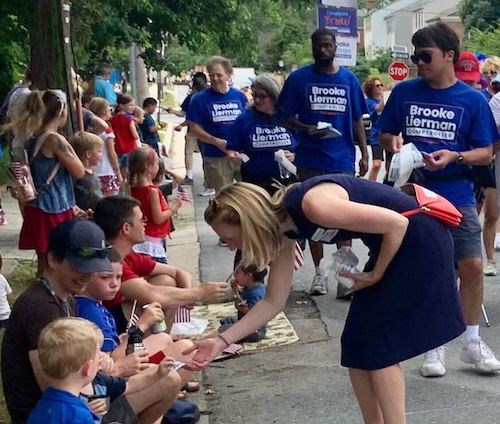 Brooke at last year's 4th of July parade