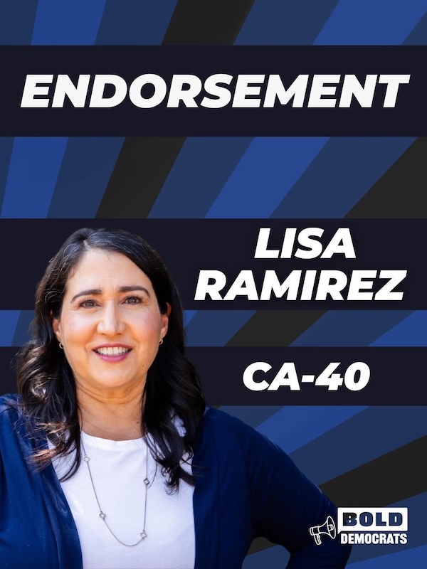 Endorsement | Lisa Ramirez | CA-40 | Bold Democrats