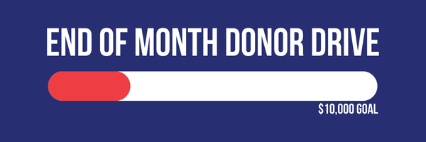 End of Month Donor Drive Tracker