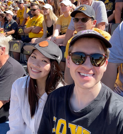 Image of Taylor Wettach and Megan, his wife