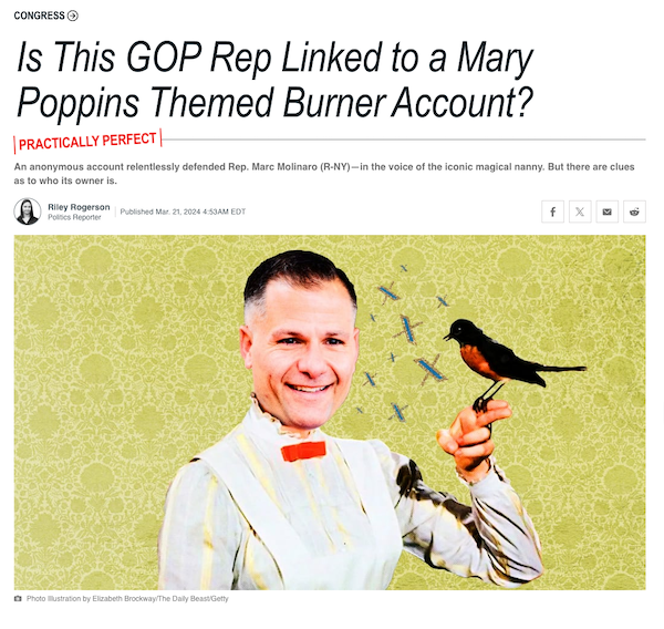 "Is This GOP Rep Linked to a Mary Poppins Themed Burner Account?" - The Daily Beast