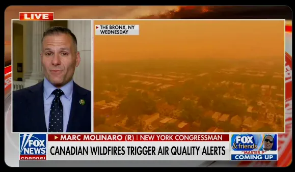 Molinaro on Fox News speaking about the wildfires