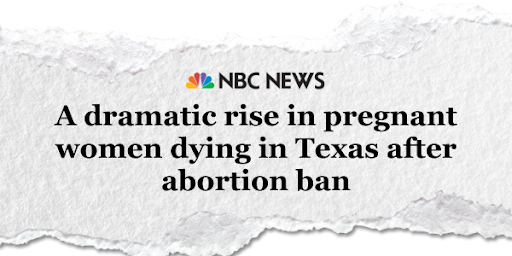 NBC News: A dramatic rise in pregnant women dying in Texas after abortion ban