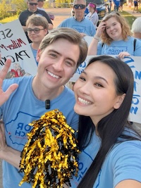Taylor Wettach and his wife Megan Wettach