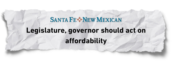 Legislature, governor should act on affordability