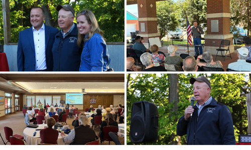 Pictures of Don at events across the district!