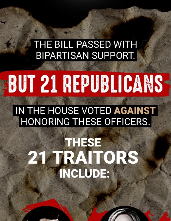 21 Republicans voted against it