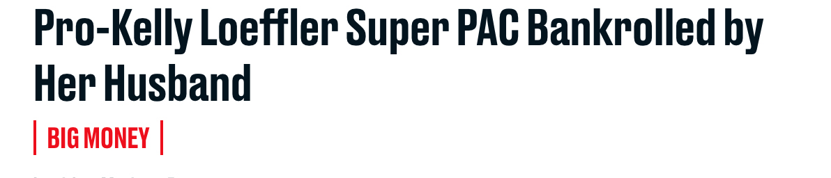 Pro-Kelly Loeffler Super PAC Bankrolled by Her Husband 