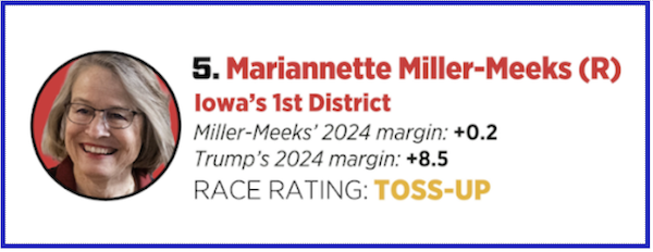Mariannettee Miller-Meeks' ranking