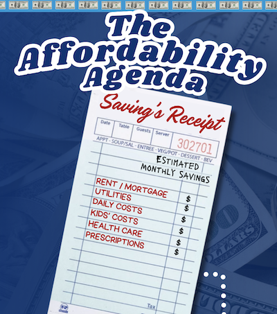 The Affordability Agenda graphic
