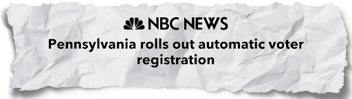 Pennsylvania rolls out automatic voter registration - NBC News