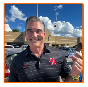 Sean Teare with I Voted Sticker