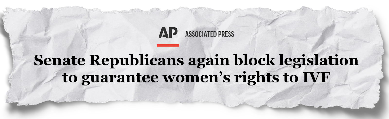 AP: Senate Republicans again block legislation to guarantee women's right to IVF