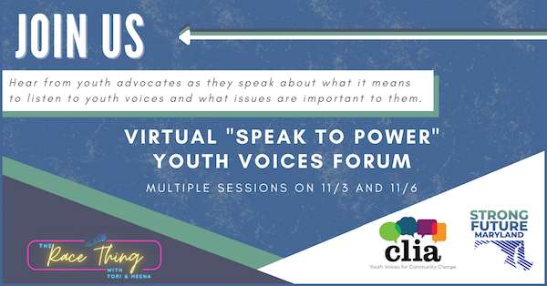 Virtual "Speak to Power" Youth Voices Forum