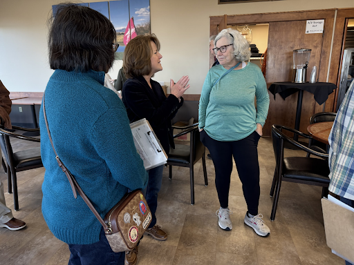 Shannon out collecting petitions