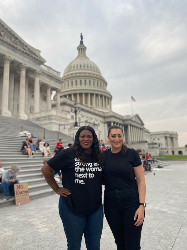 At the Capitol with Rep. Cori Bush