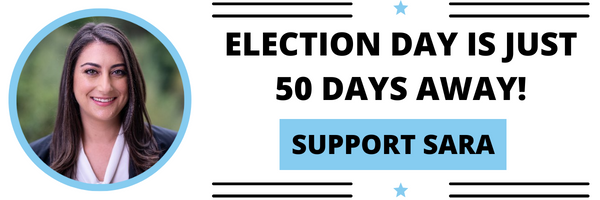 Election Day is just 50 days away! Support Sara