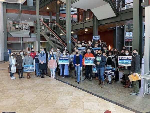 Abigail Spanberger and team outreach efforts