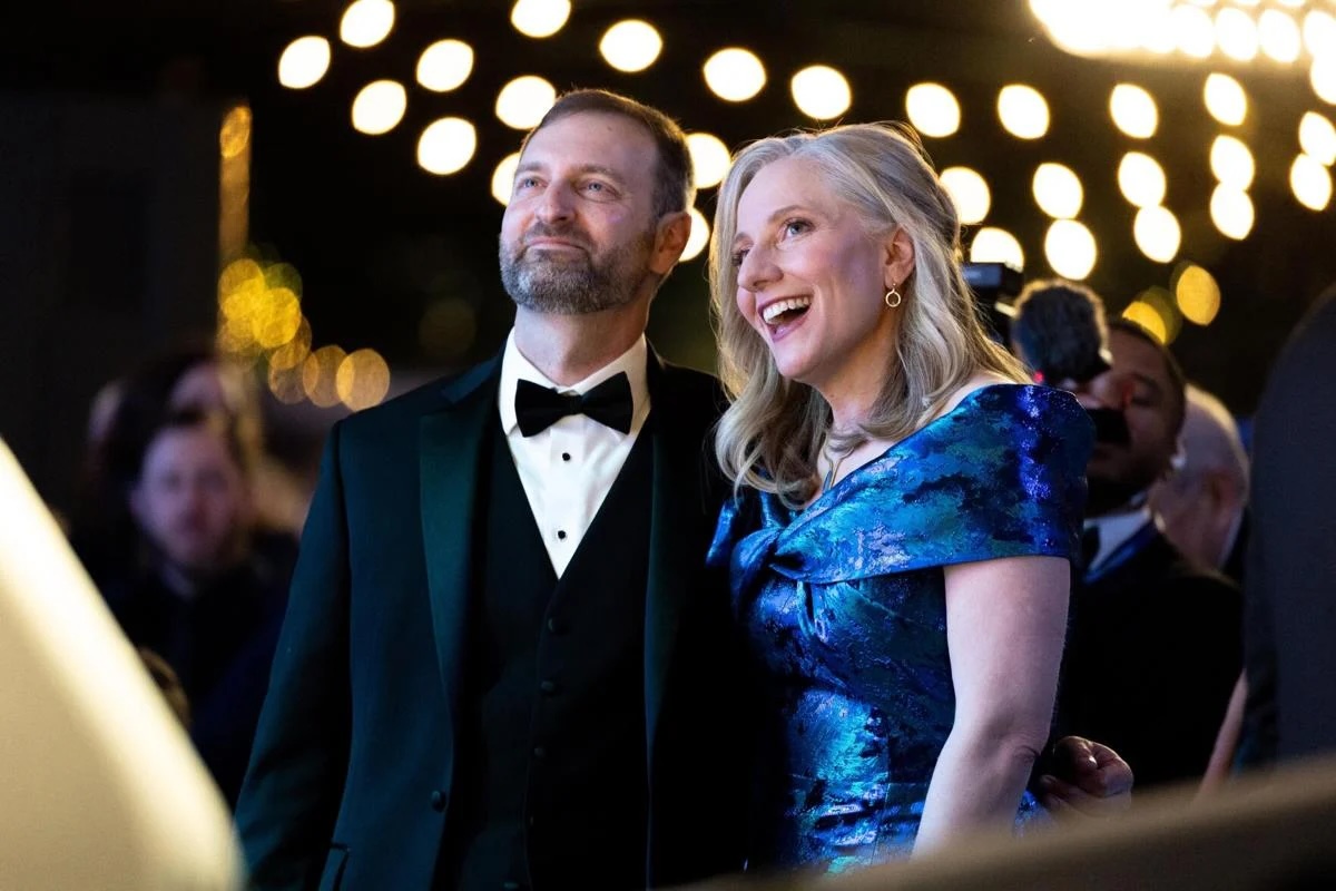 Celebrating with my family and friends at the inaugural ball.