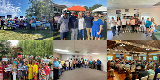 Abigail Spanberger on campaign trail