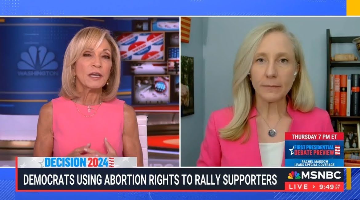 MSNBC: DEMOCRATS USING ABORTION RIGHTS TO RALLY SUPPORTERS